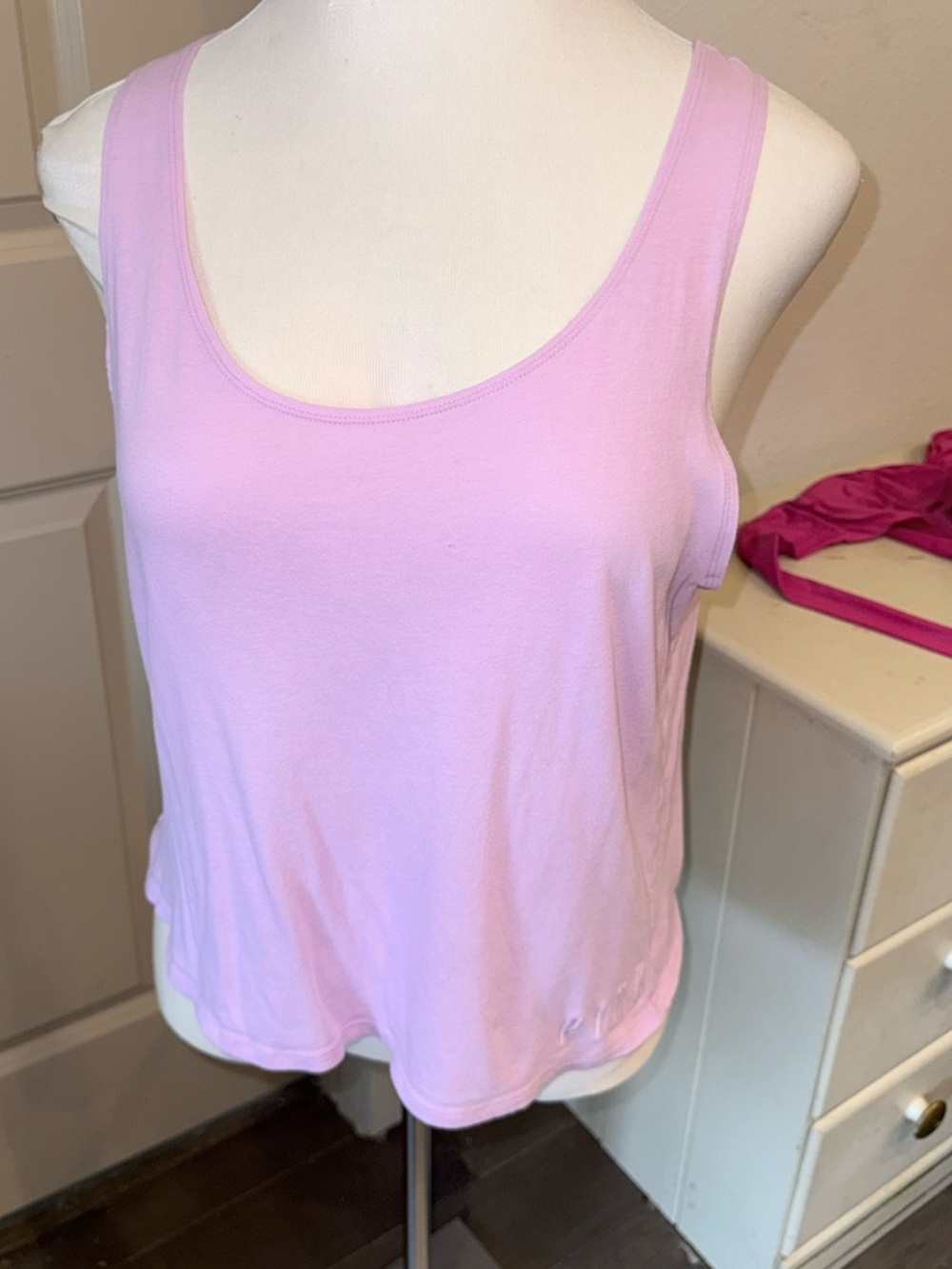 PINK Victoria's Secret Light Lilac Scoop Tank Top